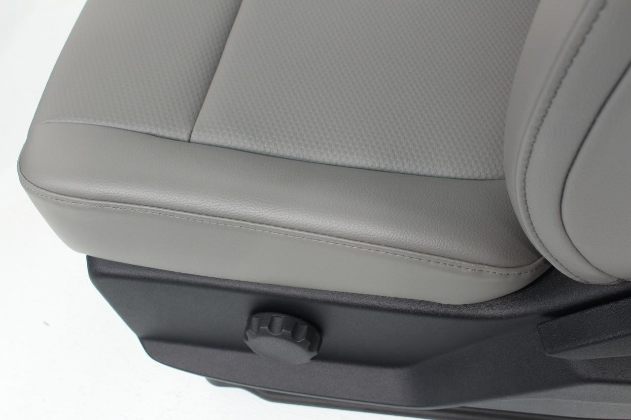 2015 - 2022 Ford F150 & Super Duty Front Seat Pair, All Cabs XL Earth Gray Vinyl