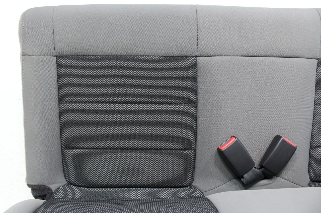 2007 - 2018 Jeep Wrangler JK (2-Door) Gray Cloth Rear Seat 2008 2009 2010 2011