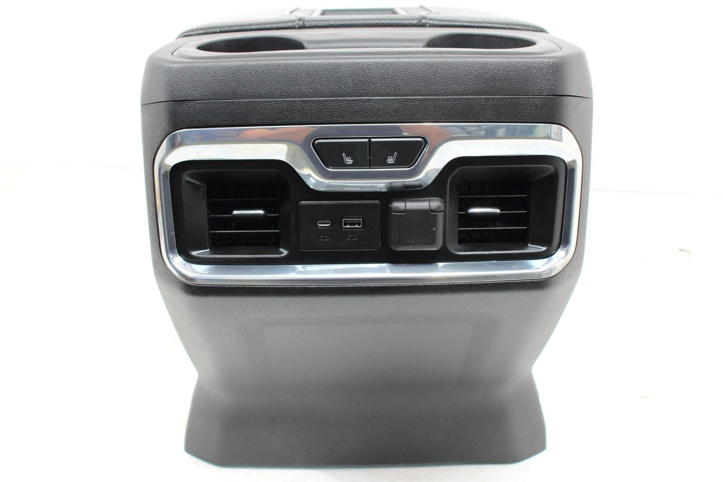 2019 - 2023 Chevrolet Silverado & GMC Sierra Black Center Console w/Leather Lid