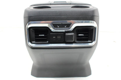 2019 - 2023 Chevrolet Silverado & GMC Sierra Black Center Console w/Leather Lid