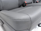 2014 - 2019 Sierra Chevy Silverado Front Seats Set, Work Truck Bench Gray Vinyl