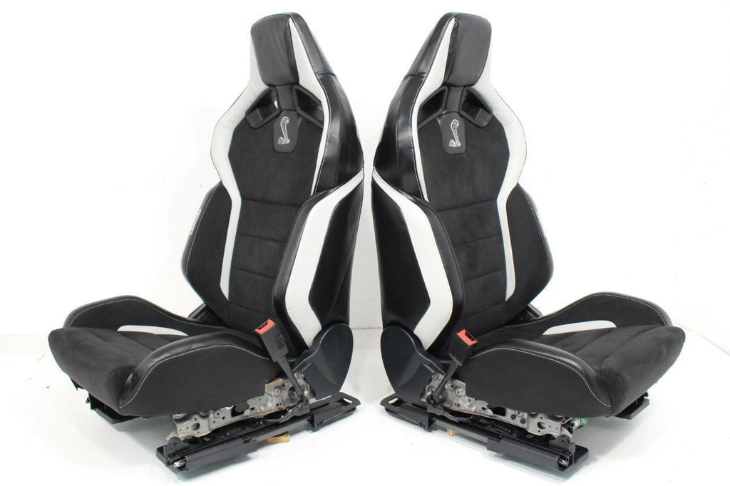 2015 - 2025 Mustang Shelby GT500 Recaro Front Seats Suede Power Tracks S550 S650
