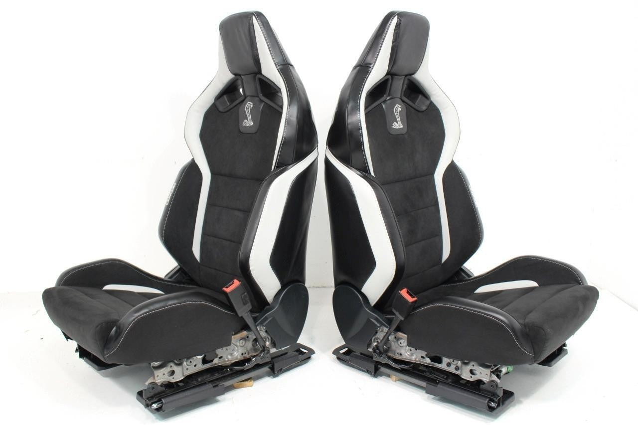 2015 - 2025 Mustang Shelby GT500 Recaro Front Seats Suede Power Tracks S550 S650