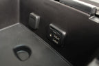 2014 - 19 Chevy Silverado GMC Sierra Black Leather Folding Jump Seat Console Kit