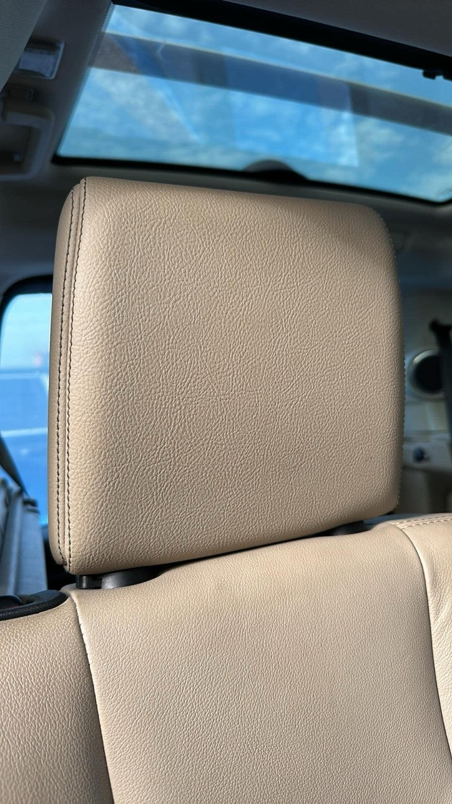 2010 - 2016 Land Rover LR4 Rear Headrest Set of 3, L319, Almond Beige