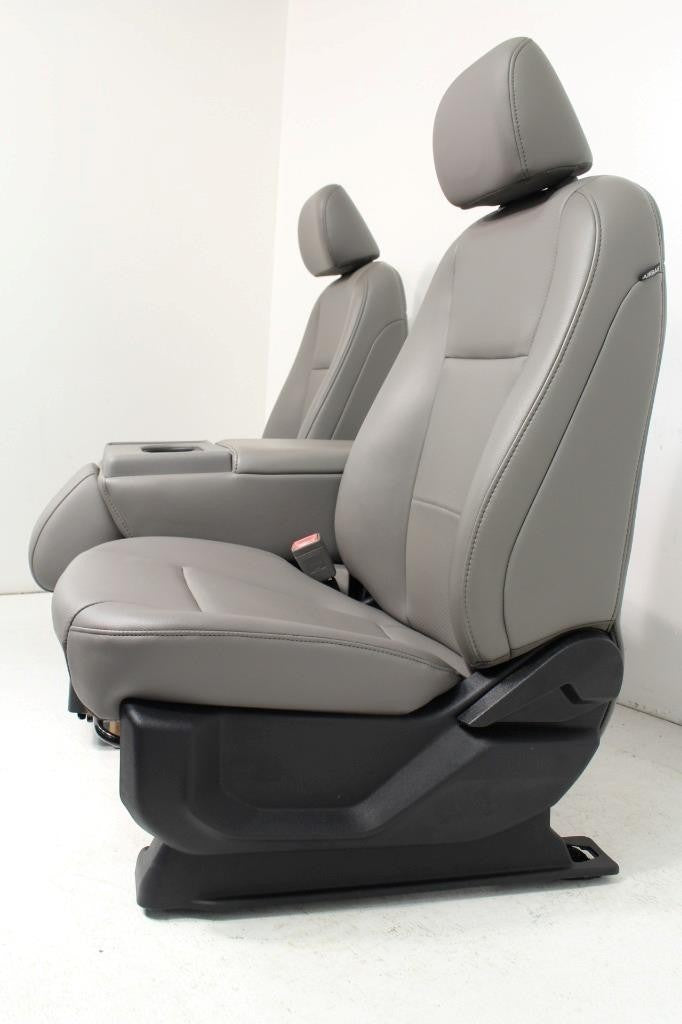 2015 - 2022 Ford F150 & Super Duty Front Seats, 4-Door XL Earth Gray Vinyl Bench