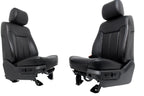 1999 - 2016 Ford Super Duty Front Seats, Lariat Black Leather, Power Heat Cool