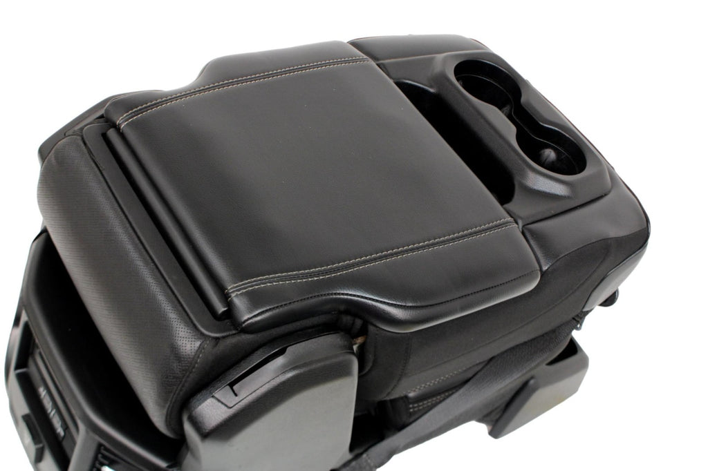2019 - 2025 Ram 1500 Center Jumpseat, Laramie Black Leather w Dash Trim Brackets