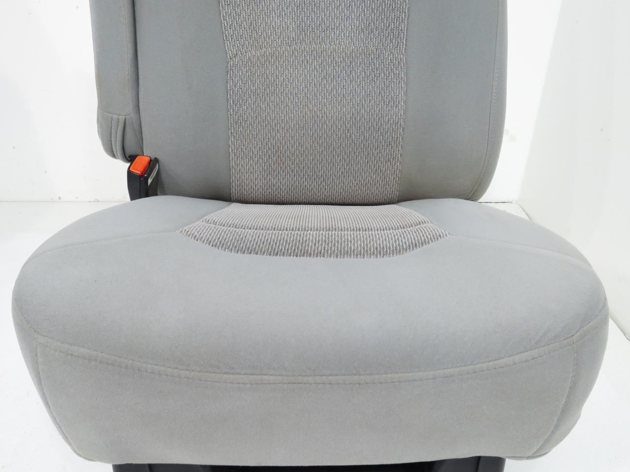 Ford Econoline Front Bucket Seats, Gray Cloth w/ Folding Armrests, Fits 1997+