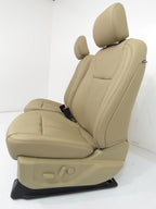 2015 - 2022 Ford F150 Super Duty Lariat Front Seats, Tan Leather Heat & Cool