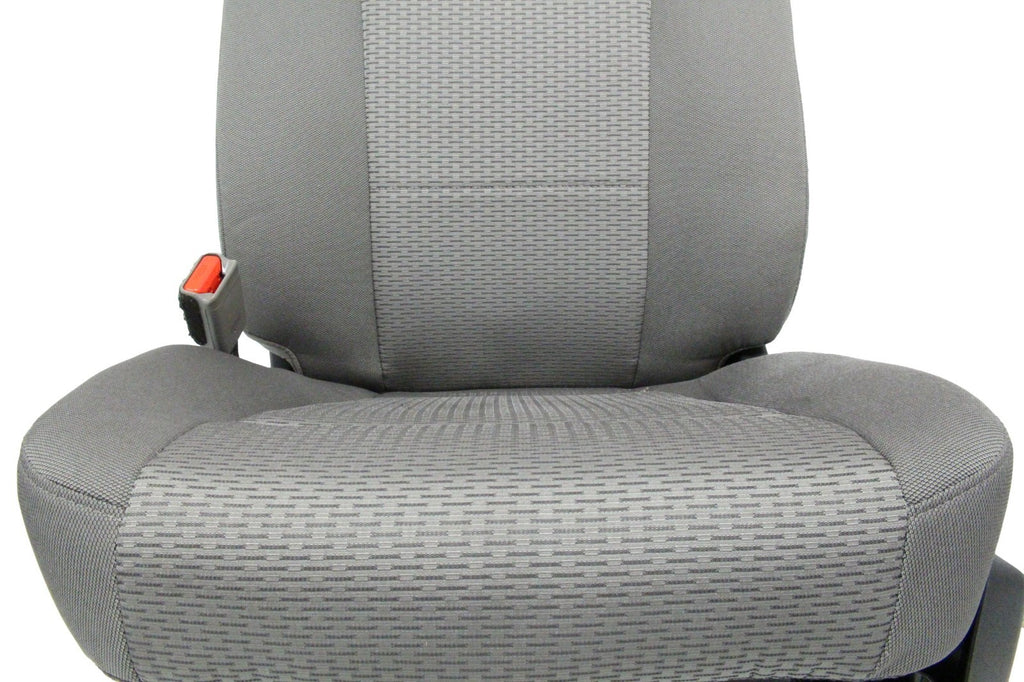2015 - 2022 Ford F150 Super Duty Front Seats, XLT Power Earth Gray Cloth Heated