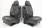 99-07 Sierra Silverado Front Seats, Dark Pewter Leather, Power 2-Way Lumbar