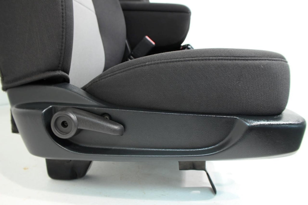 1998 - 2009 Ford Ranger Seats, Regular Cab 60-40 Split Bench, Black Gray Cloth