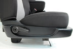 1998 - 2009 Ford Ranger Seats, Regular Cab 60-40 Split Bench, Black Gray Cloth