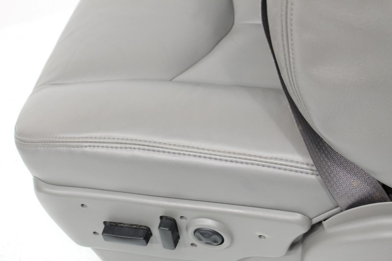 99-06 Chevy Silverado Sierra Tahoe Yukon Seats, Pewter Gray Leather Power Heated