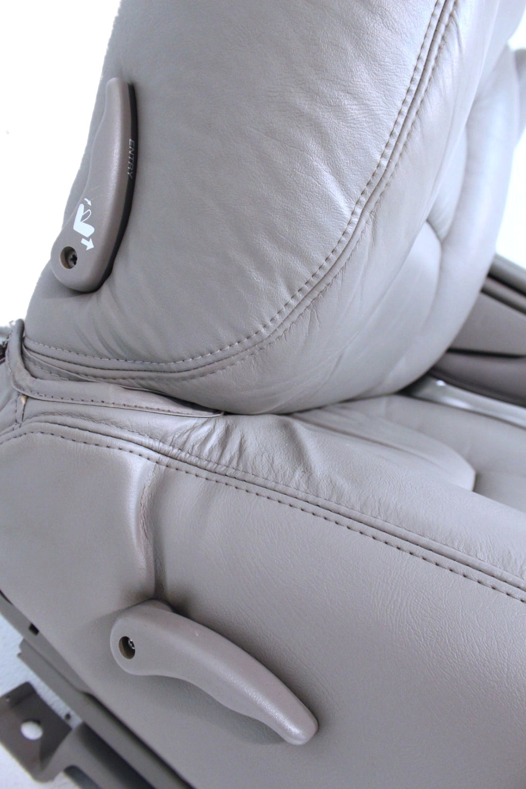 1995-2000 Tahoe Sierra Silverado Seats 60-40 Bench Gray Leather Power w/ Folding