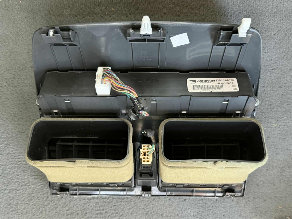 2004-2008 Toyota Solara Center Dash AC Heat Air Vents Bezel Trim OEM 83910-06190