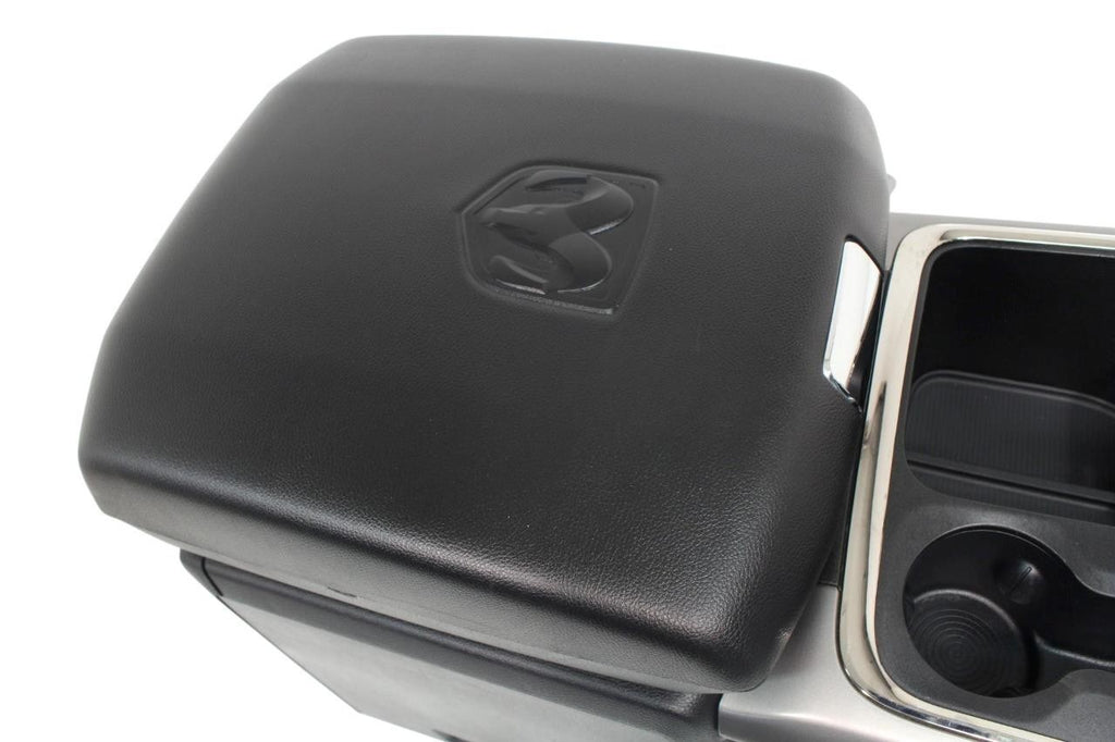 2013 - 2018 Dodge Ram Center Console, Black w/ Installation Brackets & Trim OEM