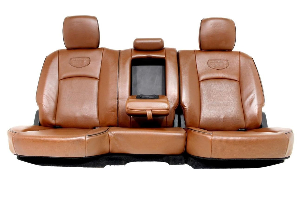 2002 - 2018 Ram Longhorn Seats Set, Crew Cab Cattle Brown Leather Heat & Cool