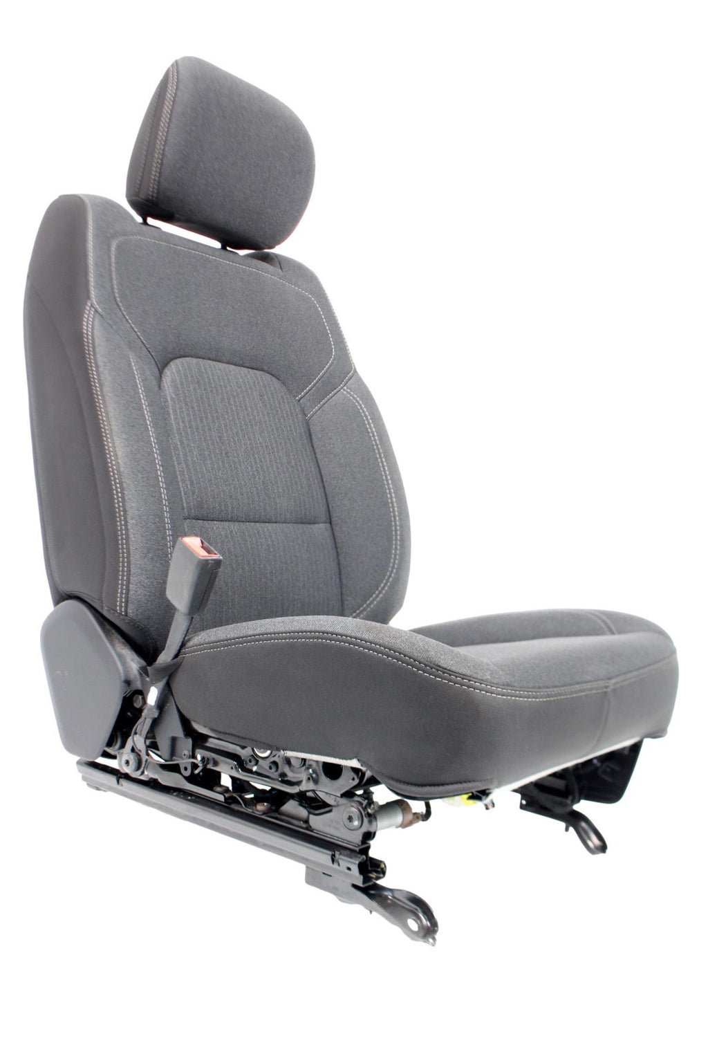 2019 - 2026 Ram 1500 Drivers Seat, Powered w/ Lumbar, Dark Gray & Black Cloth DT