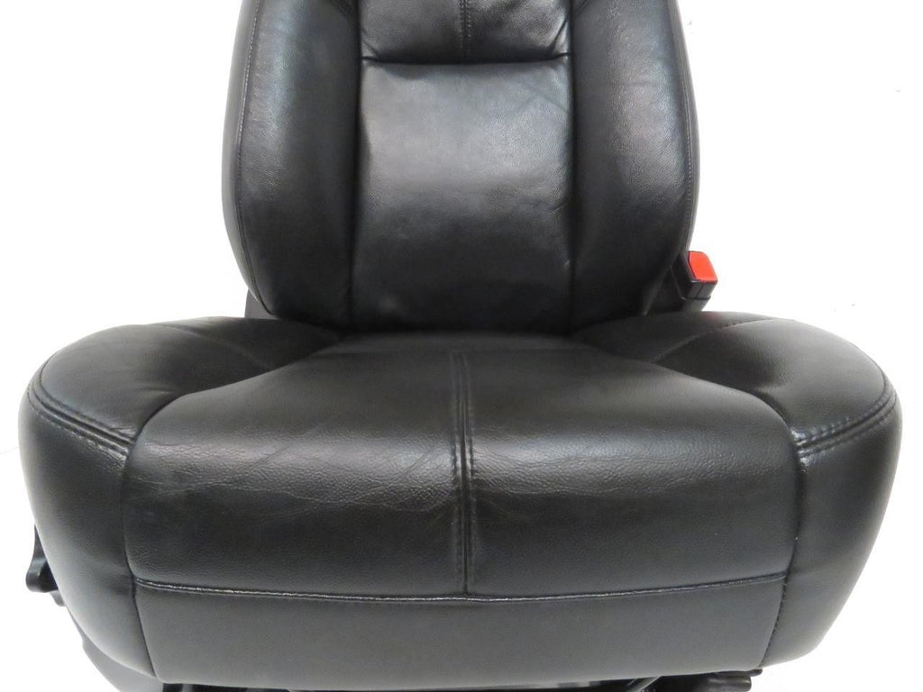 2007 - 2014 GM Silverado Tahoe Front Seats, LT Black Leather Lumbar Power Heated