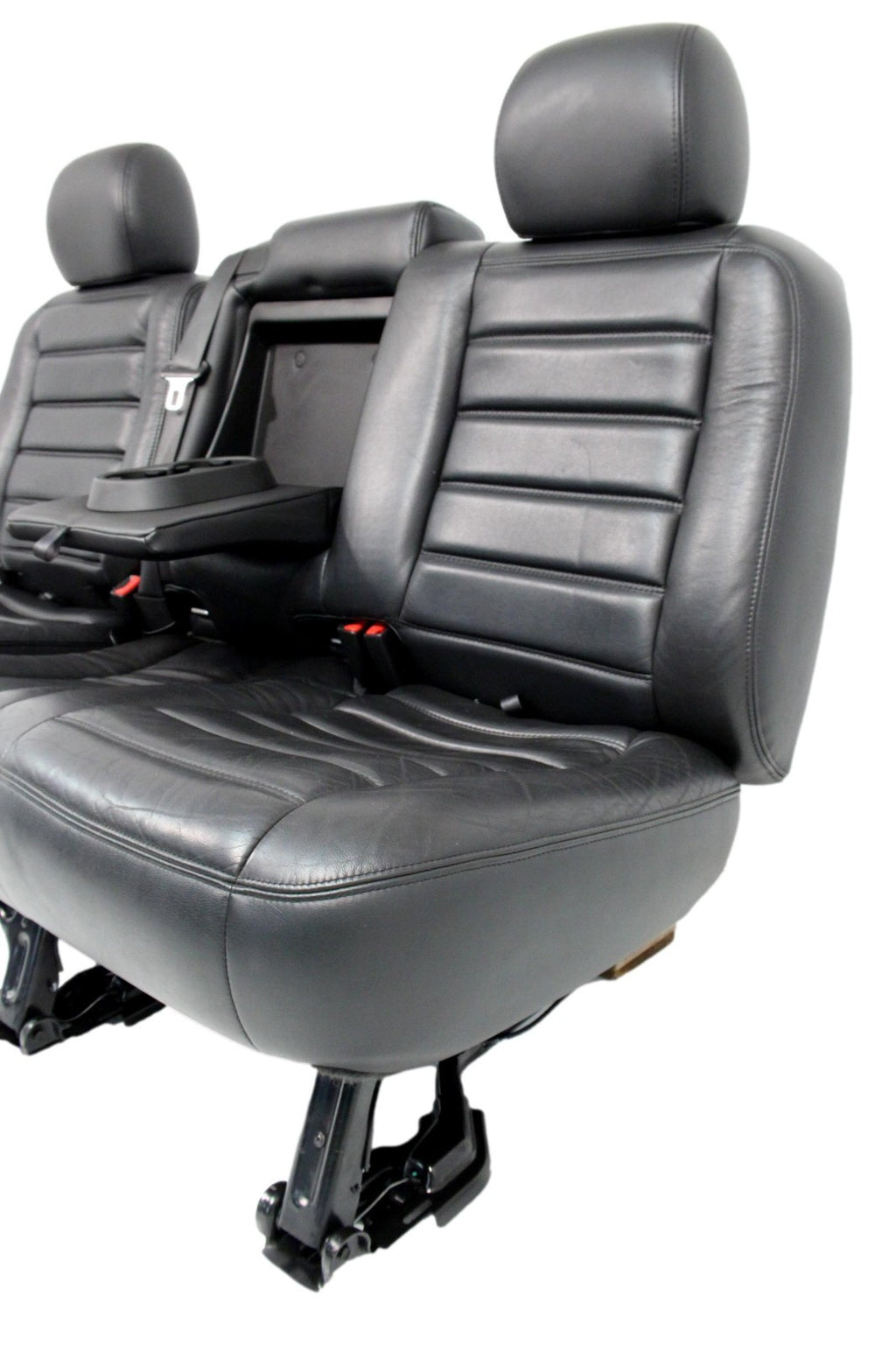 2003 - 2007 Hummer H2 Seats Set, Black Leather Powered Heated OEM