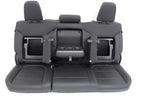 19-22 Silverado Sierra Heated Cooled Black Leather Seats Front & Rear Set OEM