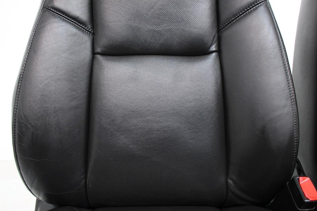 2007 - 2014 Sierra Chevy Silverado Front Seats, LTZ Black Leather Heated Cooled