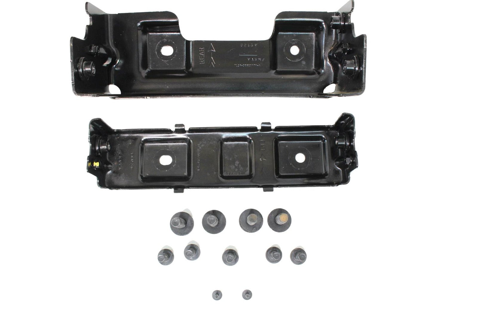 2015 - 2024 Ford F150 F250 Super Duty Jump Seat Center Console Black Leather Kit