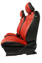 2015 - 2023 Ford Mustang Seats Set, GT Premium Coupe - Showstopper Red Leather