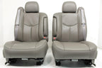 03 - 06 Silverado Sierra Tahoe Yukon Heated Power Leather Seats Neutral OEM