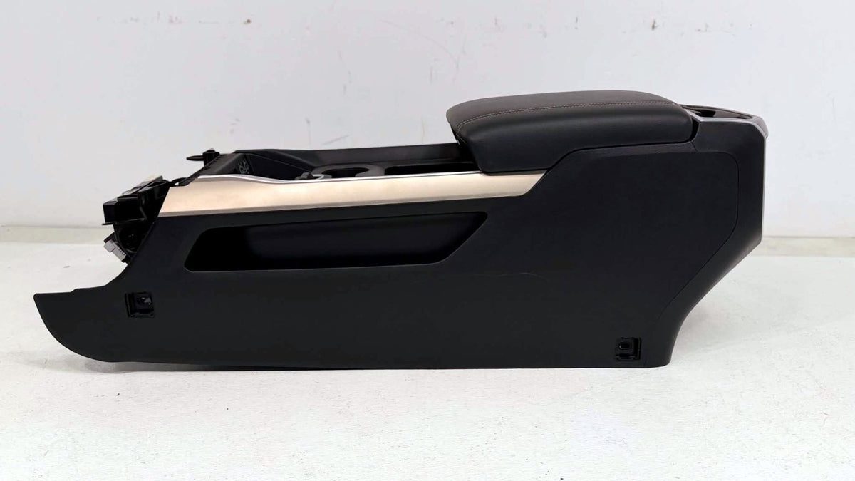 2019 - 2026 DT Ram 1500 Center Console, Black Leather, Light Bronze Trim