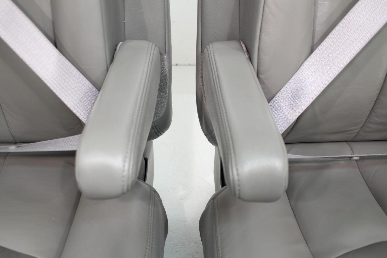 99-06 Chevy Silverado Sierra Tahoe Yukon Seats, Pewter Gray Leather Power Heated
