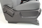 1999 - 2016 Ford Super Duty Steel Gray Vinyl Seats with Center Console Jump Seat