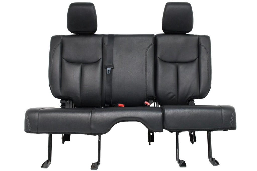 07-18 Jeep Wrangler Unlimited JKU Front & Rear Seats, 4 Door Black Leather OEM