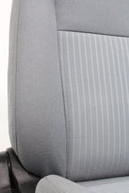 2015 - 2024 Ford Transit Front Seats, Gray Cloth w/ 10-Way Power Driver Seat