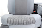 1999-2016 Ford Super Duty Steel Gray Cloth Seats with Center Console Jump Seat