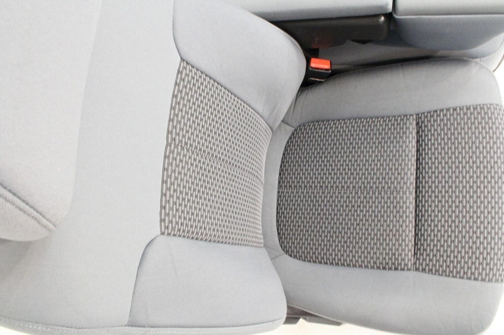 1999 - 2016 Ford Super Duty Front Seats, XL Steel Gray Cloth Bench w/ Jumpseat