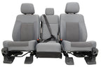 1999 - 2016 Ford Super Duty Front Seats, XL Steel Gray Cloth Bench w/ Jumpseat