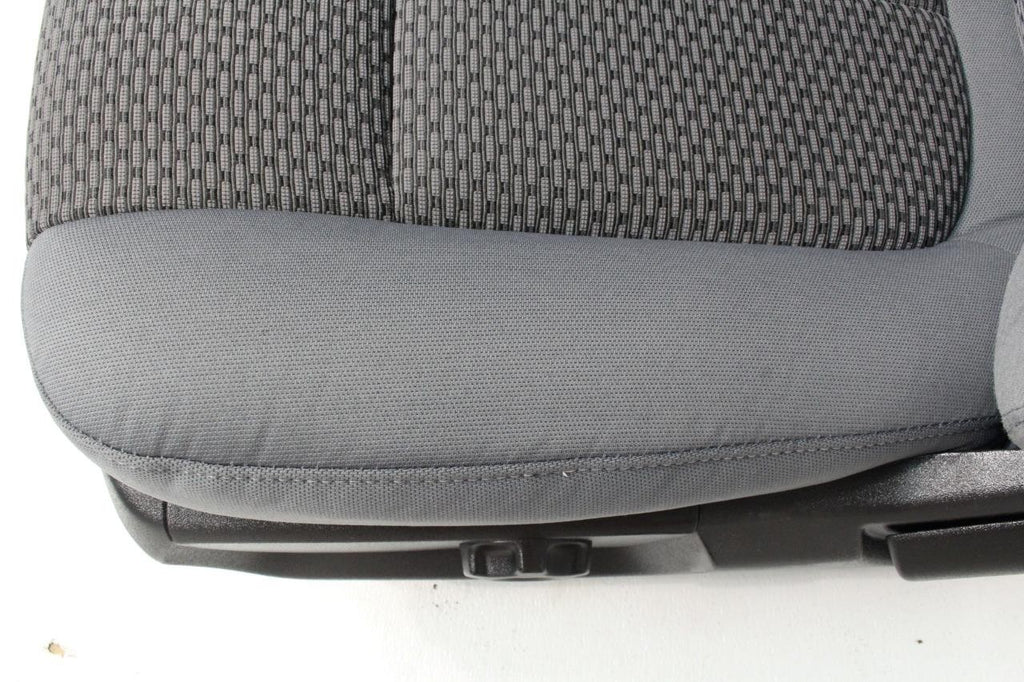 1999 - 2016 Ford Super Duty Front Seats, XL Steel Gray Cloth Bench w/ Jumpseat