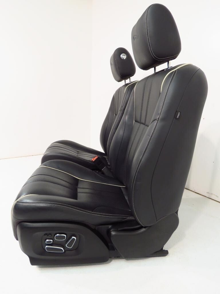 2010 - 2015 Jaguar XJ-L (X351) Black Leather Heated & Powered Front Seats
