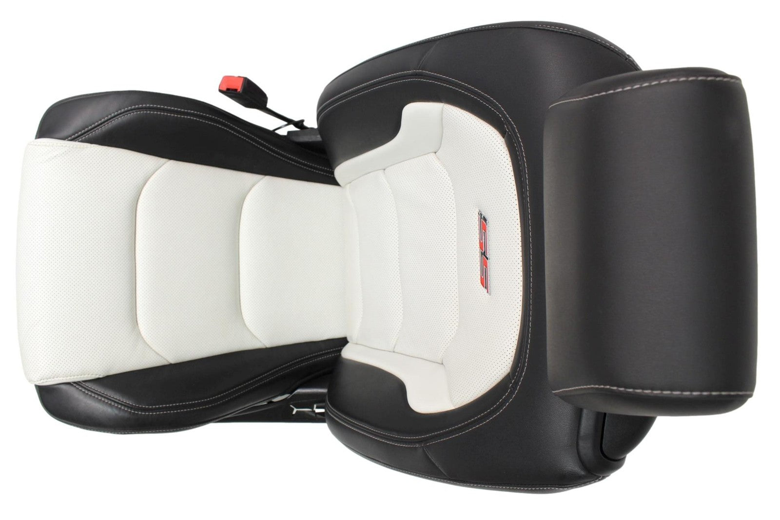 Chevy Camaro Seats SS WHITE 2024 2023 2022 2021 2020 2019 2018 2017 2016