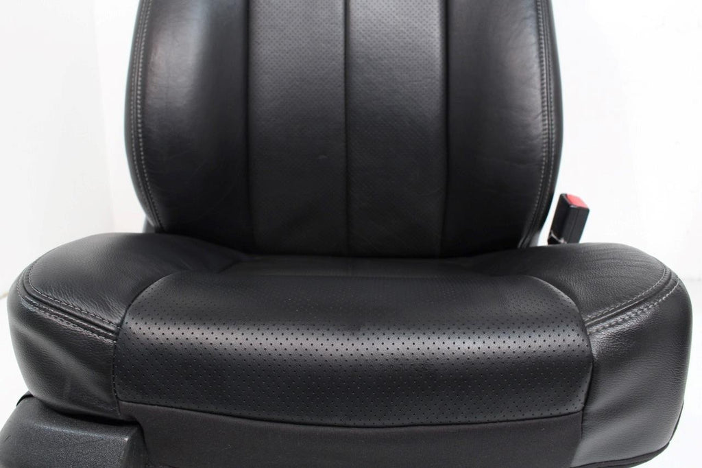 1999 - 2016 Ford Super Duty Front Seats, Lariat Black Leather, Power Heat Cool