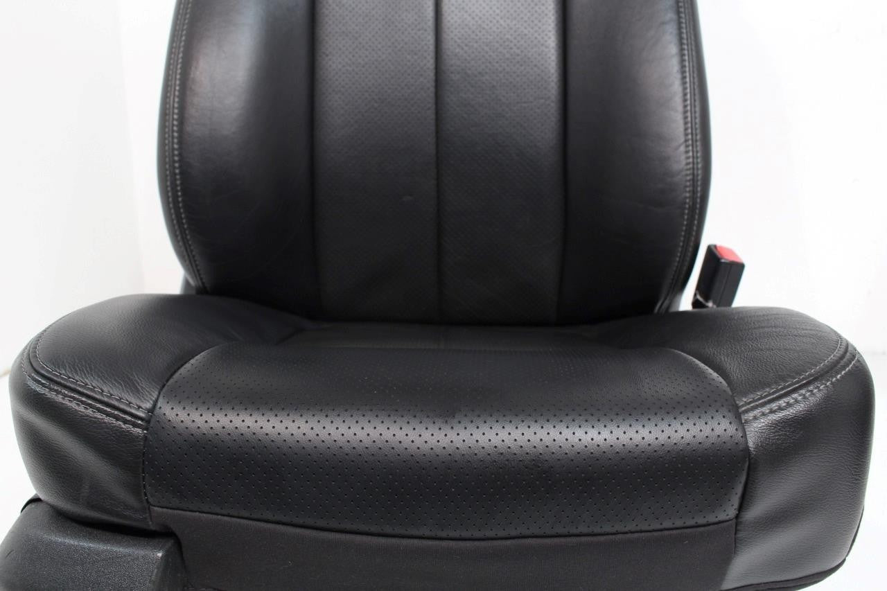 1999 - 2016 Ford Super Duty Front Seats, Lariat Black Leather, Power Heat Cool