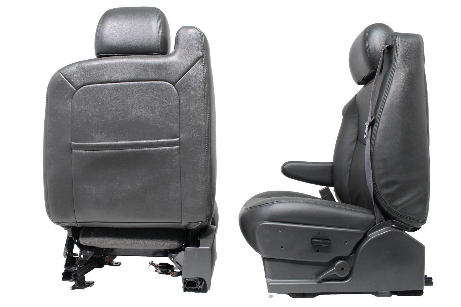 03 - 06 Silverado Sierra Tahoe Yukon Power Leather Seats Dark Pewter OEM