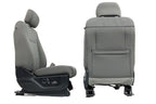 2015 - 2022 Ford F150 Super Duty Front Seats, XLT Power Earth Gray Cloth Heated