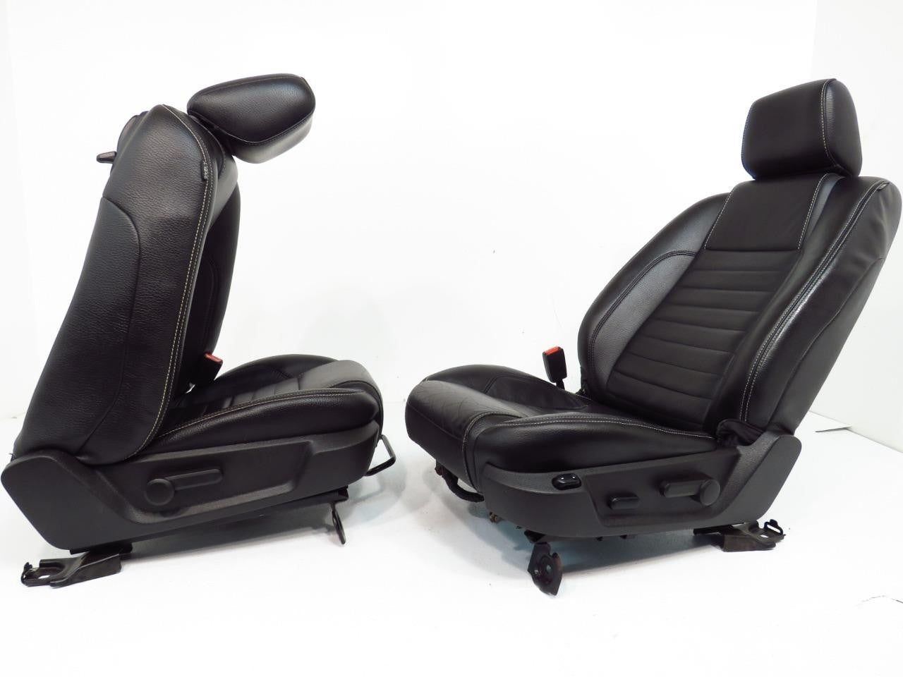 2005 - 2014 Ford Mustang Front Seats, GT Black Leather w/ Power Driver OEM