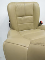 2008 - 2010 Ford Super Duty Crew Cab Seats Set Lariat Tan Leather Heated Powered