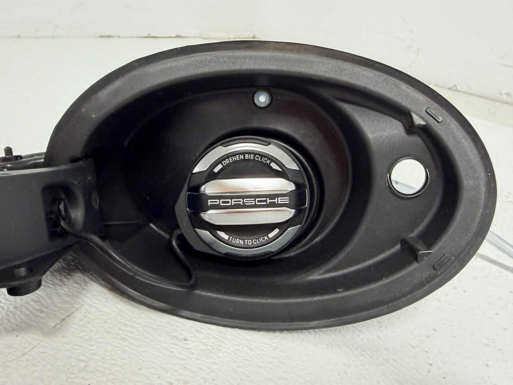 2020-2024 Porsche 911 Red Fuel Filler Flap Door Housing w/ Exclusive Design Cap