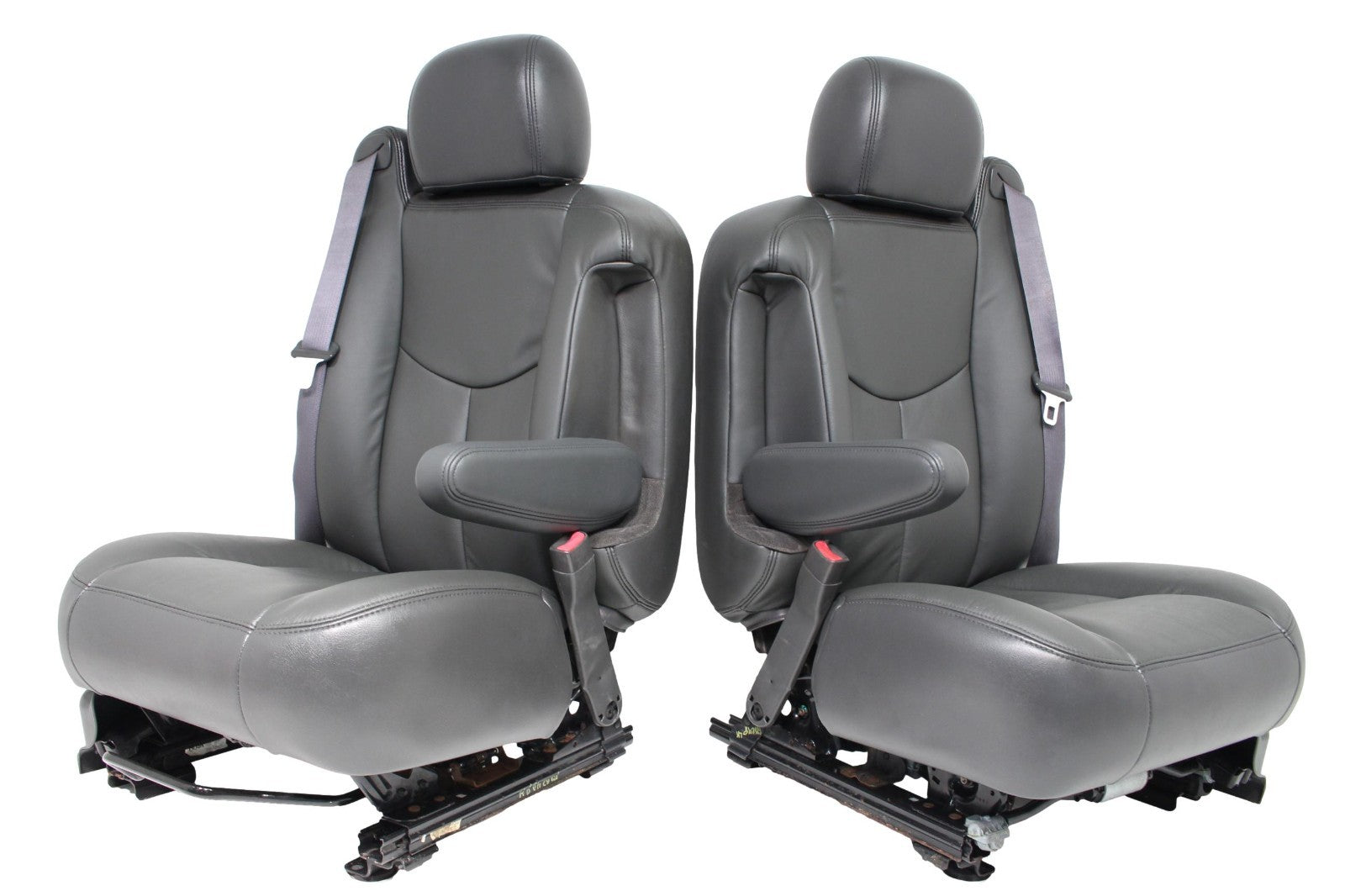 03 - 06 Silverado Sierra Tahoe Yukon Power Leather Seats Dark Pewter OEM